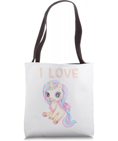 Unicorn lovely and cute kids girls women men Tote Bag $12.90 Totes