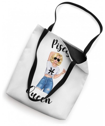 Pisces Queen Mom Zodiac Astrology Birthday Symbol Sign Tote Bag $13.16 Totes