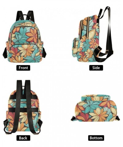 Colorful Floral Women's Backpack Purse Fashion Travel Anti Theft Backpack Casual Daypack for Work College,M Medium $16.45 Bac...