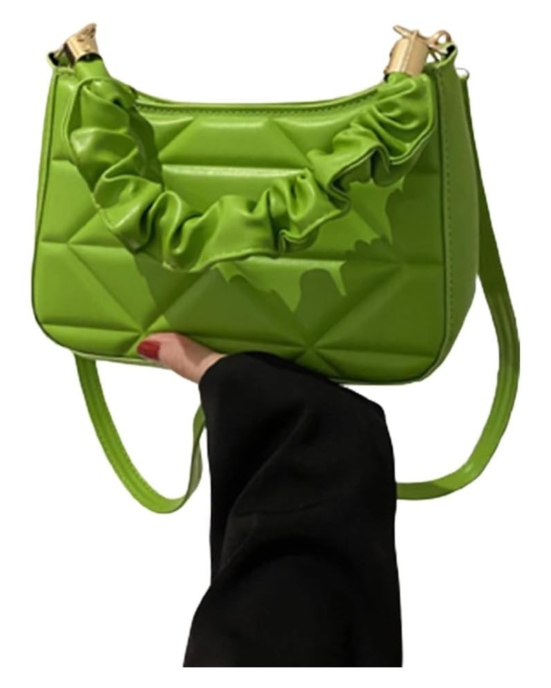 Elegant Women's Crossbody Bag Elegant Shoulder Bags Handbag for Shopping and Office Light Green $10.03 Shoulder Bags