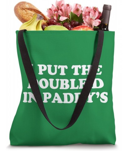 I Put The Double D In Paddy's - Funny Irish Patricks Day Pun Tote Bag $12.71 Totes