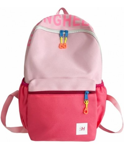 Kawaii backpack Y2k Aesthetic Cute Backpack Big Capacity Lightweight Colorful (black) Pink $13.19 Backpacks