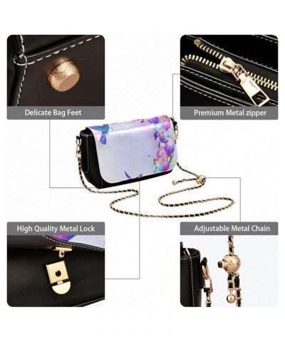 Crossbody Bags for Women Trendy Women's Black Shoulder Bag Small PU Leather Flap Cross Body Bag Handbags Pattern11 $20.49 Cro...