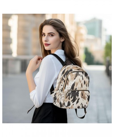 Claw Mark Fashion Backpack Purse Ladies Fashion Rucksack Travel Shoulder Bag Casual Daily Backpack Small $15.51 Backpacks