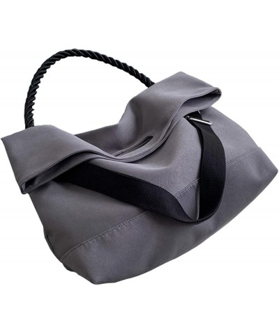 Women Shoulder Bags Canvas Tote Bag Handbag Large Hobo with Pockets Work Bags for Women and Men 9108grey $13.23 Totes