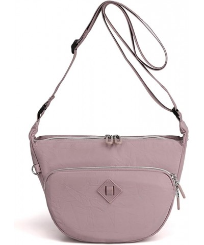 Nylon Crossbody Bag for Women Waterproof Shoulder Bag Casual Nylon Purse Handbag Small Lightweight Travel Purse Purple $19.18...