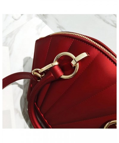 Fashion Cute Small Crossbody Bags for Women Stylish Top Handle Satchel Handbag Shoulder Bag Purses With Zipper Red $22.79 Sat...