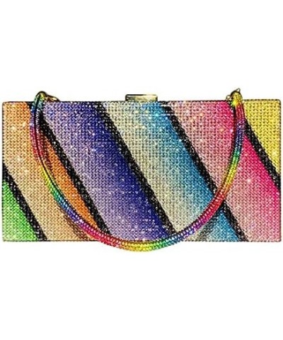 Women's Holographic Rainbow Wedding Clutch Bag Elegant Party Evening Clutch Purse and Handbag Luxury Crossbody Bag Rainbow $3...