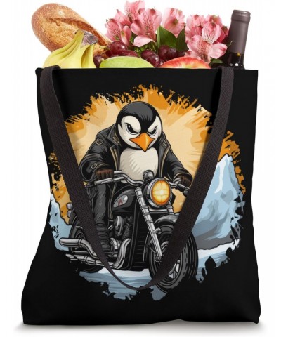 Penguin Motorcyclist/Motorcycle Penguins Tote Bag $11.55 Totes