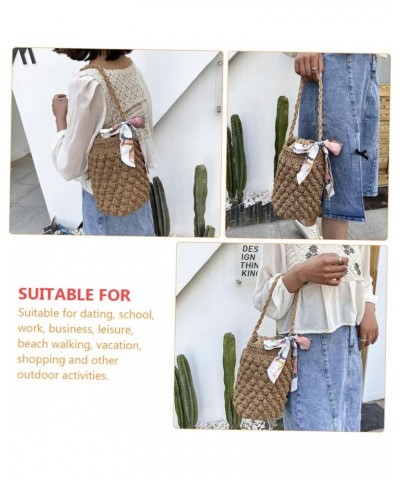 2 Pcs Woven Shoulder Bag Summer Handbags for Women Woven Crossbody Bags for Women Cross- Body Bag Woman Khakix3pcs $22.20 Sho...