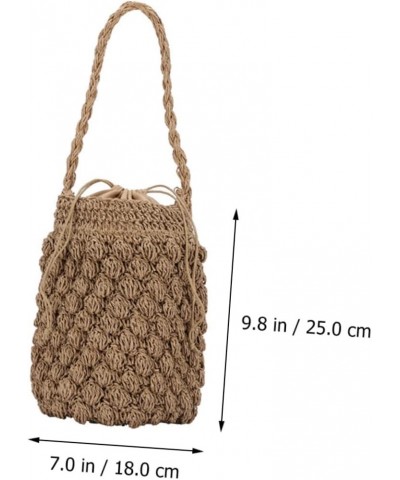 2 Pcs Woven Shoulder Bag Summer Handbags for Women Woven Crossbody Bags for Women Cross- Body Bag Woman Khakix3pcs $22.20 Sho...