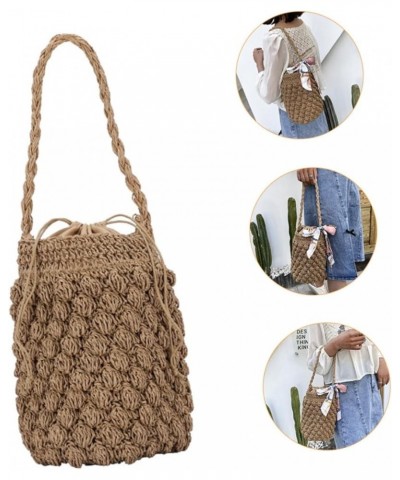 2 Pcs Woven Shoulder Bag Summer Handbags for Women Woven Crossbody Bags for Women Cross- Body Bag Woman Khakix3pcs $22.20 Sho...