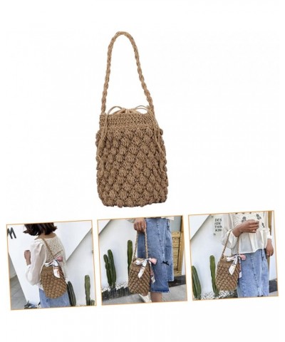 2 Pcs Woven Shoulder Bag Summer Handbags for Women Woven Crossbody Bags for Women Cross- Body Bag Woman Khakix3pcs $22.20 Sho...