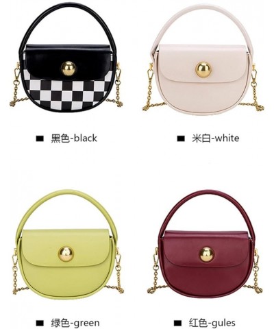 Fashion portable shoulder chain Women's bag high-grade all-matching Black $23.06 Shoulder Bags