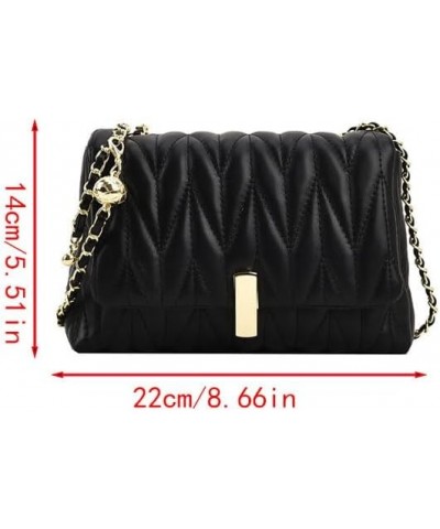 1pcs Handbags for Women Diamond Chain Shoulder Bag Denim Handbag for High-Grade Underarm Wrap Suture. Black $13.64 Shoulder Bags