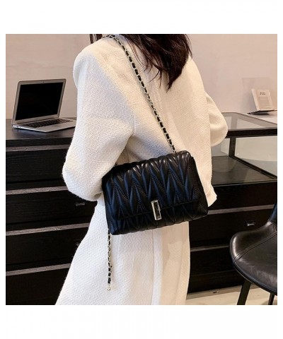 1pcs Handbags for Women Diamond Chain Shoulder Bag Denim Handbag for High-Grade Underarm Wrap Suture. Black $13.64 Shoulder Bags