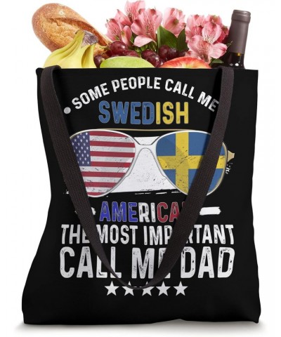 Swedish Dad Sweden Fathers Day Papa Swedish American Tote Bag $13.20 Totes