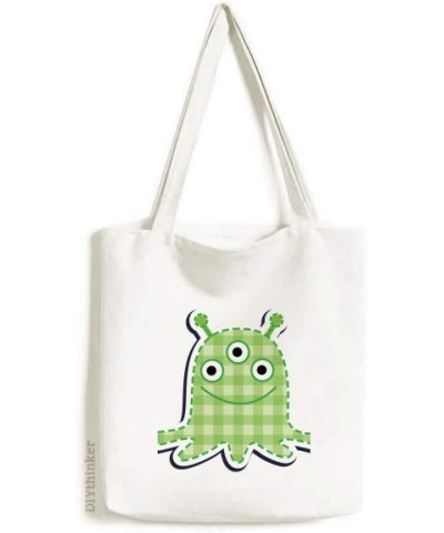 Universe And Alien Monster Tote Canvas Bag Shopping Satchel Casual Handbag $14.26 Totes