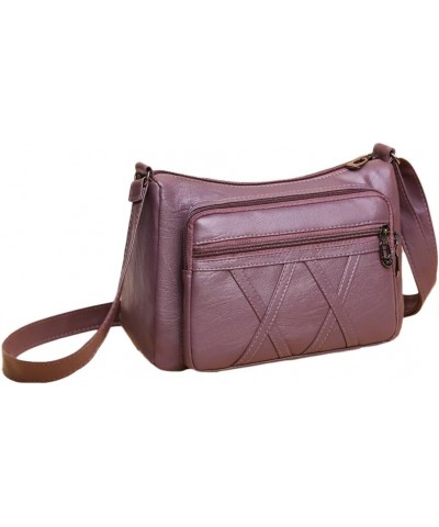 Mother's Shoulder Bag Women Soft Tote Bag Large Casual Fashion Travel Hobo Bag Purse Purple $16.90 Totes