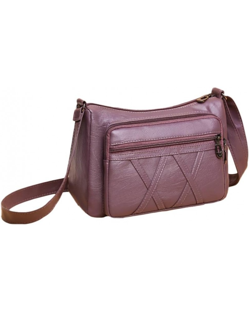 Mother's Shoulder Bag Women Soft Tote Bag Large Casual Fashion Travel Hobo Bag Purse Purple $16.90 Totes