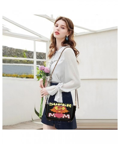 Crossbody Bags for Women Trendy Women's Black Shoulder Bag Small PU Leather Flap Cross Body Bag Handbags Pattern4 $23.77 Cros...