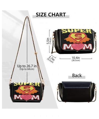 Crossbody Bags for Women Trendy Women's Black Shoulder Bag Small PU Leather Flap Cross Body Bag Handbags Pattern4 $23.77 Cros...