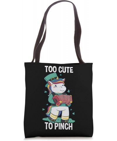 Too Cute To Pinch Ireland St Patricks Day Unicorn Irish Tote Bag $12.29 Totes