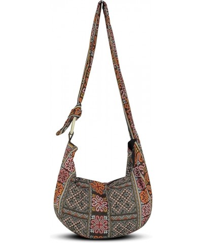 Women's Crossbody Handbags Hippie bag Hobo Bags for Women Shoulder Sling Bag Hippie Tote Bag Hippie Purse Tribe_chocolate $12...