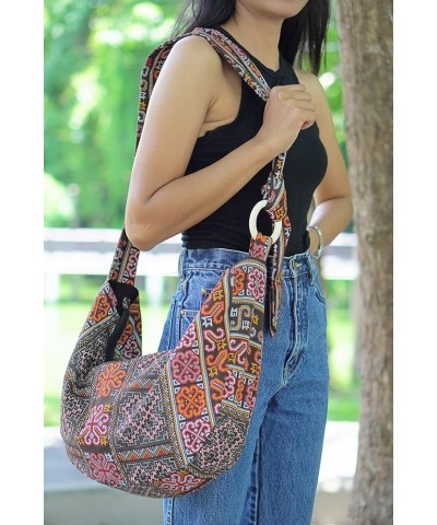 Women's Crossbody Handbags Hippie bag Hobo Bags for Women Shoulder Sling Bag Hippie Tote Bag Hippie Purse Tribe_chocolate $12...