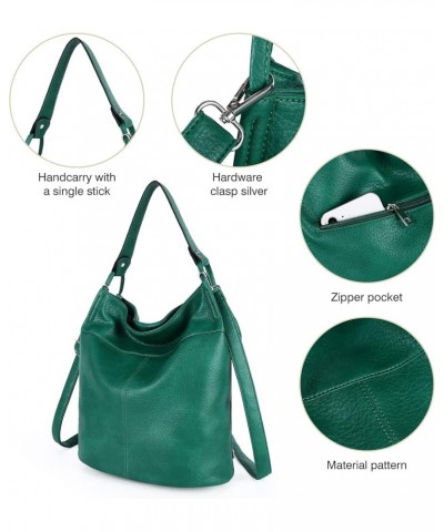 Purse for Women Convertible Backpack Purses and Handbags - Brown 42green $12.80 Hobo Bags