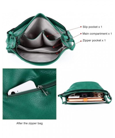 Purse for Women Convertible Backpack Purses and Handbags - Brown 42green $12.80 Hobo Bags