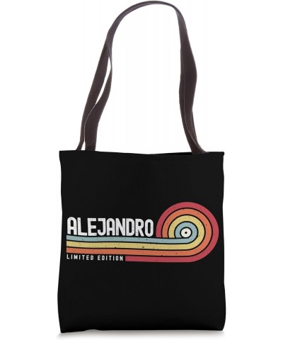 I Love Alejandro Personalized Retro Sunset First Name Tote Bag $13.74 Totes