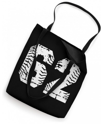 Number 62 Softball Baseball Jersey Grunge Lucky Number Tote Bag $12.90 Totes