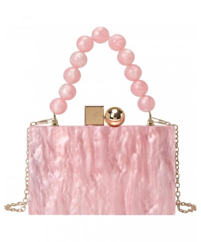 Acrylic Clutch Purses for Women Evening Clutch Bag Purse Handbag Wedding Party Cocktail-23-pink $20.34 Evening Bags