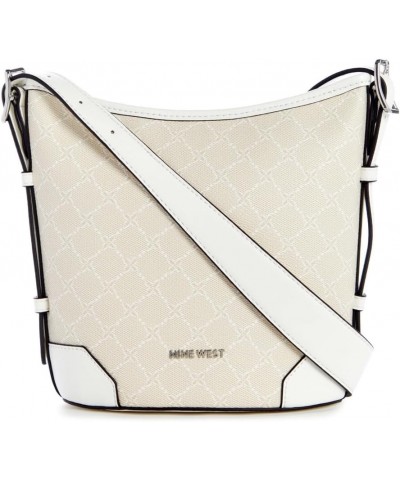 Brooklyn Crossbody Bucket Cream Logo $44.10 Crossbody Bags