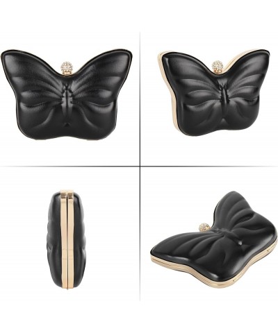 Women Ladies Butterfly Shaped Evening Handbag Fashion PVC Chain Shoulder Crossbody Bag Butterfly Satchel Clutch Black $13.77 ...