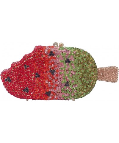 Luxury Purses and Handbags Evening Purses Fun Clutch Purses for Women Bling Purses for Women Rhinestones Ice Cream Red $85.09...