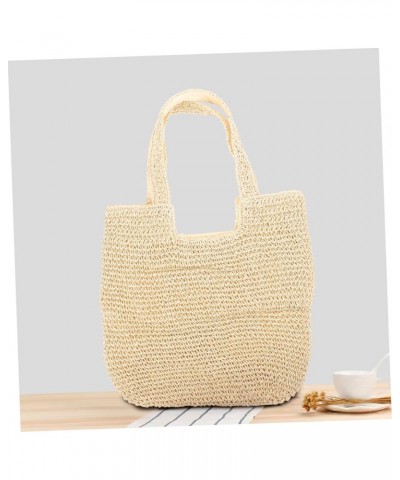 5pcs Straw Bag Straw Handbags for Women 2023 Shopping Bag Summer Beach Handbag Summer Beach Pouches Beach Bags Women's Purse ...