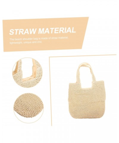 5pcs Straw Bag Straw Handbags for Women 2023 Shopping Bag Summer Beach Handbag Summer Beach Pouches Beach Bags Women's Purse ...