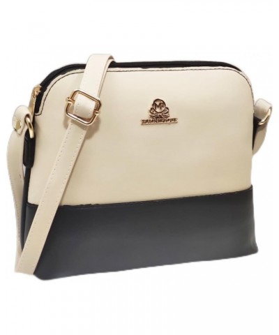 Magnifique Premium Sling Bag(Cream,Black) $44.10 Crossbody Bags