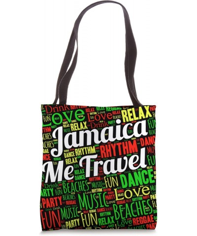 Jamaica Me Travel Pattern Funny Tote Bag $14.03 Totes