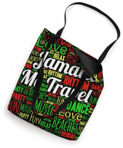 Jamaica Me Travel Pattern Funny Tote Bag $14.03 Totes