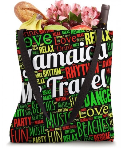 Jamaica Me Travel Pattern Funny Tote Bag $14.03 Totes