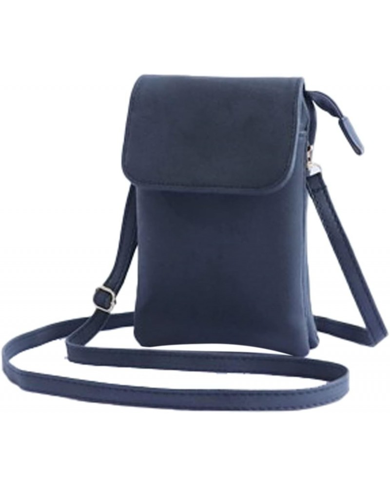 Women's Multi Compartment Single Shoulder Crossbody Frosting Bag Shoulder Bag (Black, One Size) $8.65 Shoulder Bags