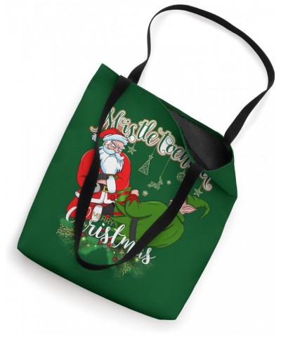 BJJ Jiu Jitsu - Santa Claus do Toe hold submission on Elf Tote Bag $15.63 Totes