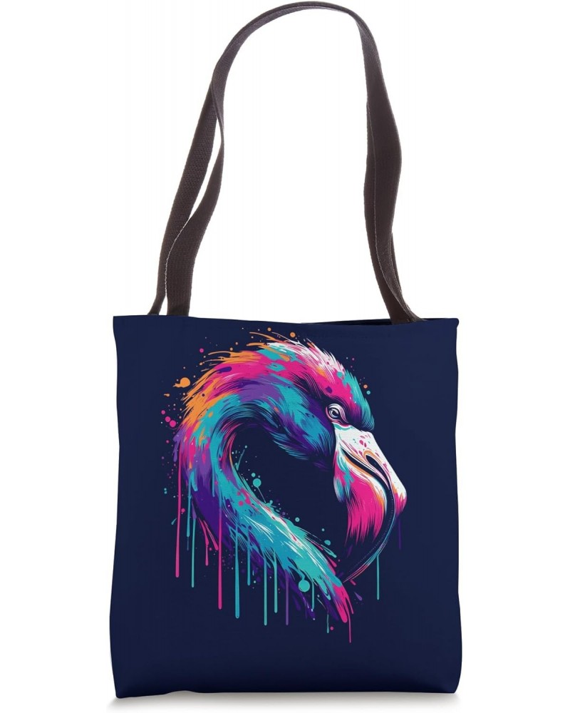 Flamingo Minimalist and Vibrant Style Birthday Christmas Tote Bag $10.42 Totes