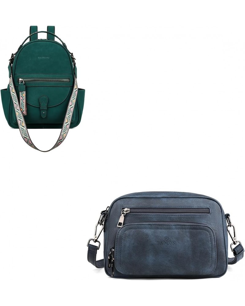 Mini Backpack Purse for Women and Crossbody Purses $37.20 Backpacks