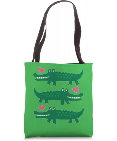 Crocodile Cute Alligator Tote Bag $9.64 Totes