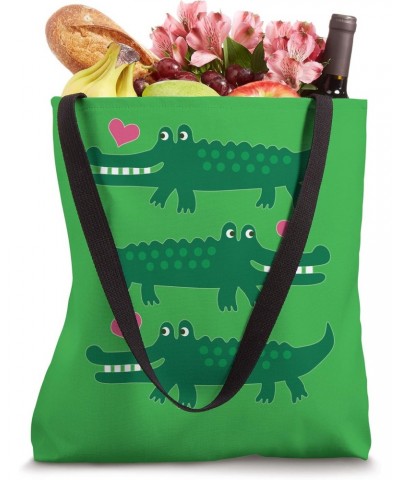 Crocodile Cute Alligator Tote Bag $9.64 Totes