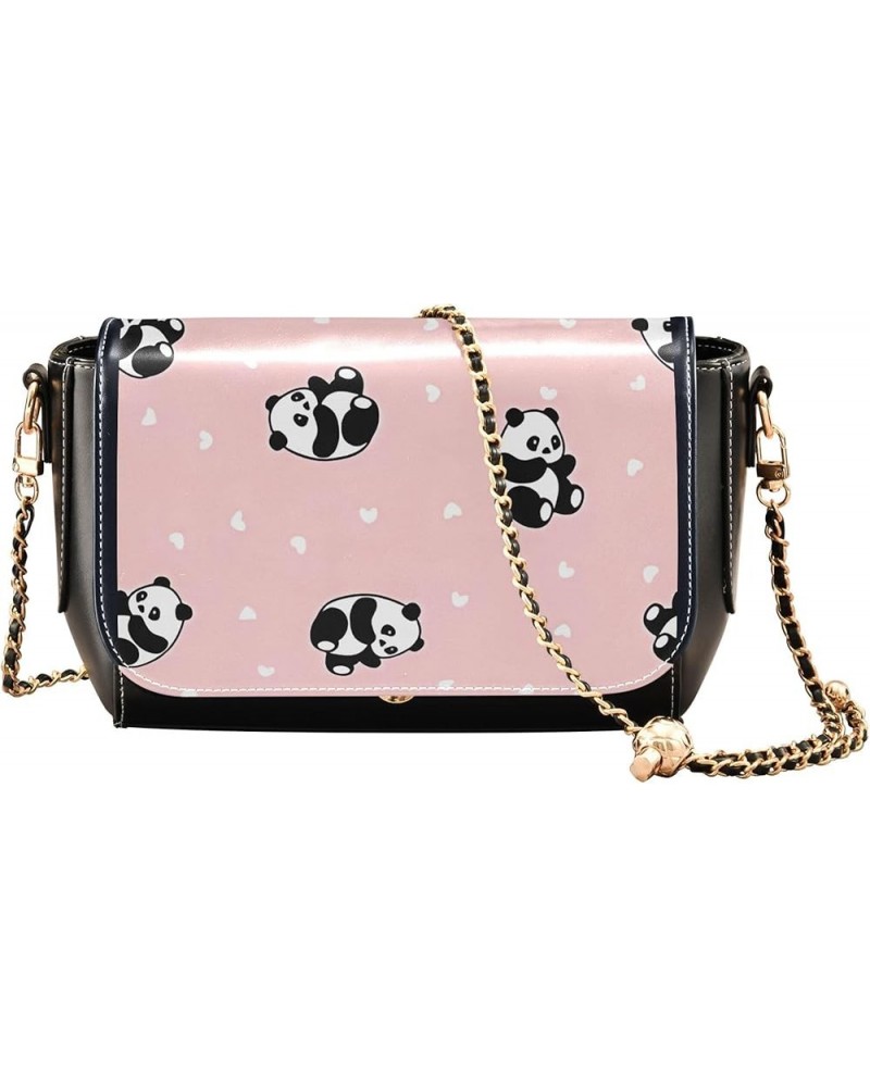 Cute Print PU Leather Shoulder Bag, Llama Cactus Pink Heart Crossbody Purses for Women Fashion Purse with Chain Strap Cute Pa...